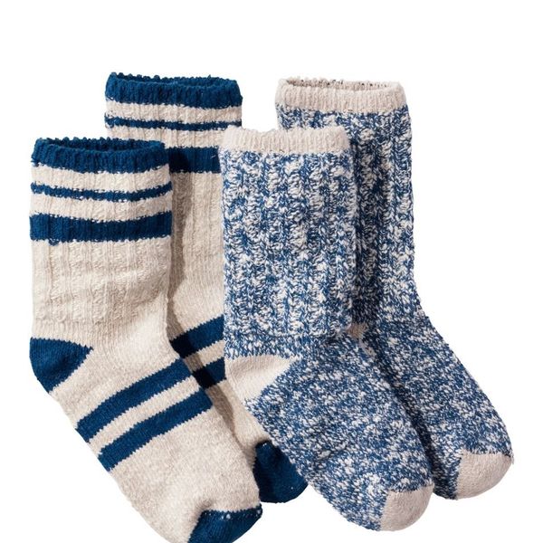 L.L.Bean Adults' Cotton Ragg Sock, 2-Pack