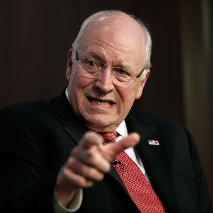 WASHINGTON, DC - MAY 12: Former U.S. Vice President Dick Cheney talks about his wife Lynne Cheney's book 