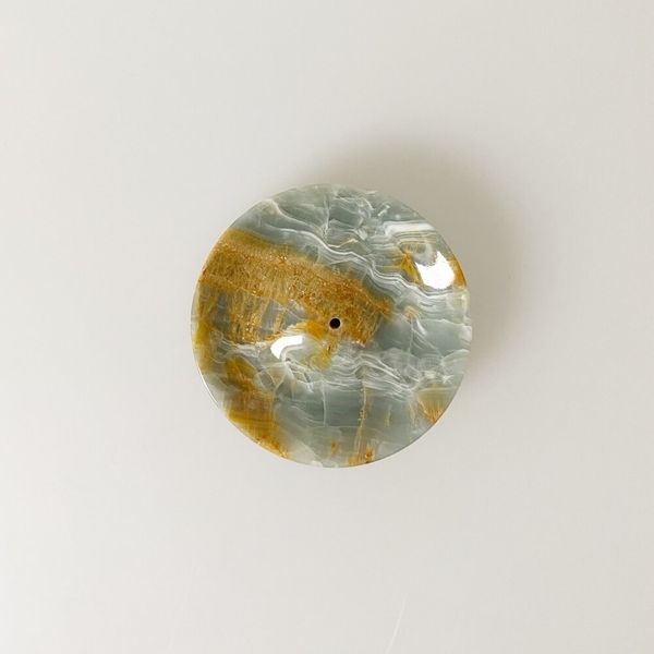 Binu Binu Blue Marble Incense Holder