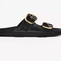 Bershka Flat Buckle Sandals