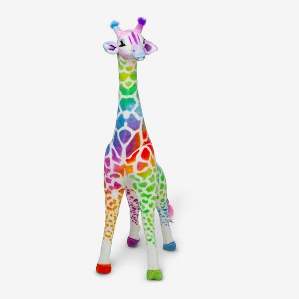 Melissa & Doug Rainbow Plush Giraffe