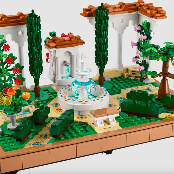 LEGO Fountain Garden