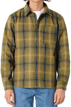 A.P.C. Surchemise Trek Plaid Straight Fit Button Down Shirt