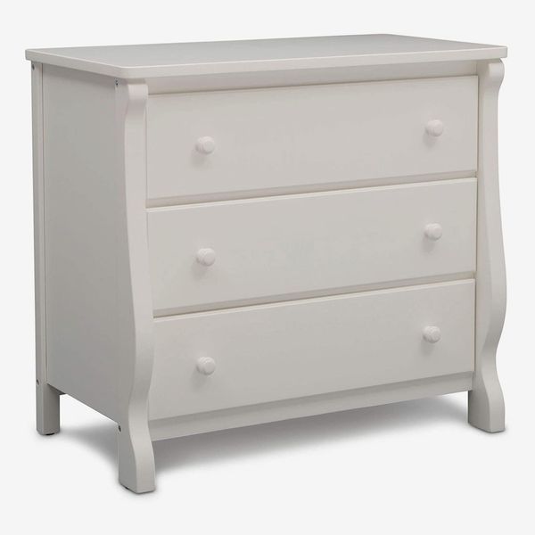 Delta Children Universal 3-Drawer Dresser, White