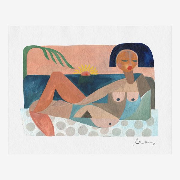 Justina Blakeney, 'Nude Beach At Sunset'