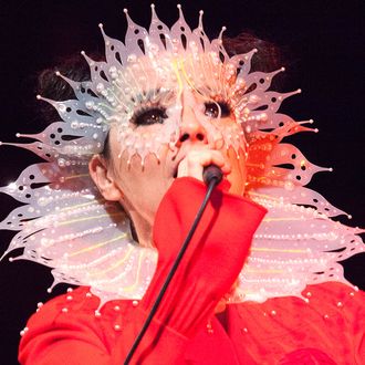 Bjork Performs in Concert At Iceland Airwaves Music Festival