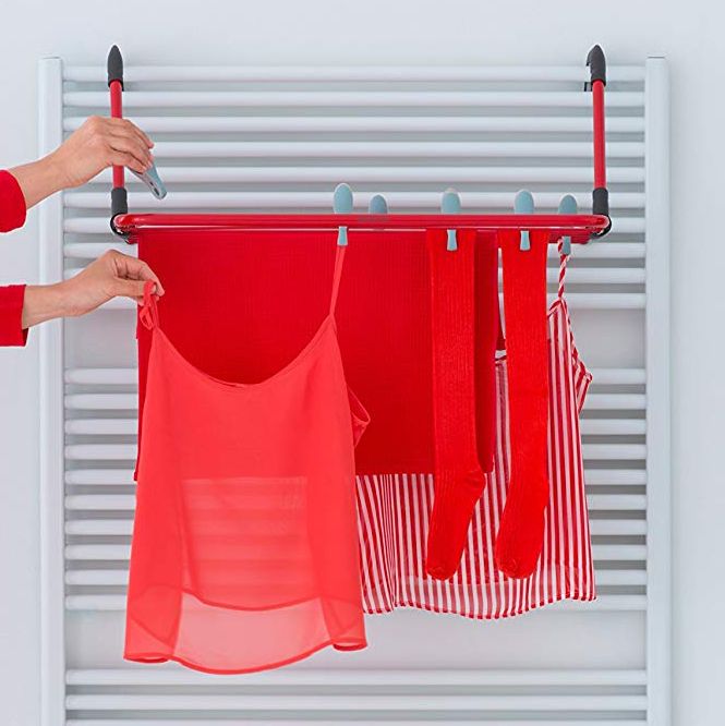 Ctbd 20 Pegs Drying Rack Drip Hanger Stainless Steel Socks Underwear Dryer Airer Laundry Clothesline Drying Rack Clothes Hanger for Gloves,Towels（2 Pack