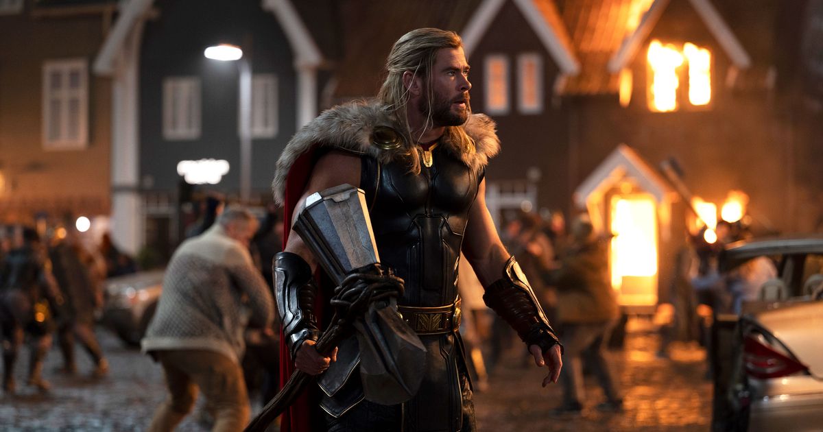 ComicBookcom på Twitter Weve got a super fast break down of the amazing  easter eggs from the new Thor Love and Thunder trailer Thors tattoo  Gorrs insane sword and much more httpstcocZIZ2ynXp1
