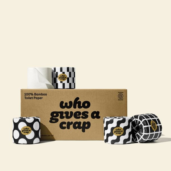 Who Gives a Crap 100% Bamboo Toilet Paper (24 Rolls)