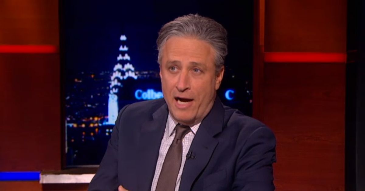 Stephen Colbert Interviews Jon Stewart, Can’t Stay in Character Because