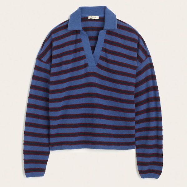 Madewell Relaxed Polo Shirt in Stripe