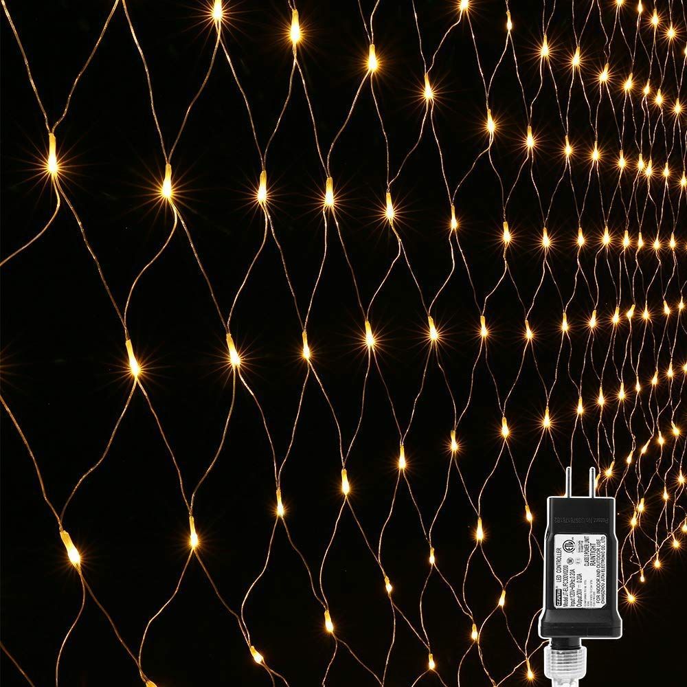 Lyhope 12ft x 5ft 360 LED Decorative Net Lights