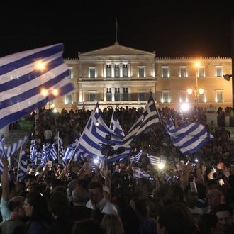 Supporters of 'No' in Greek austerity referendum rally in Athens