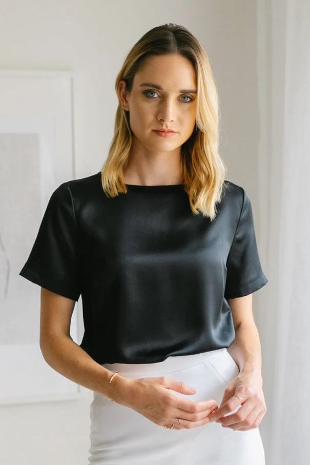 The All Day Washable Silk Top – Ruti