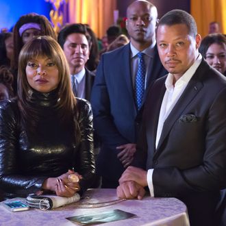 EMPIRE: L-R: Taraji P. Henson and Terrence Howard in the “Et Tu, Brute?” episode of EMPIRE airing Wednesday, Dec. 2 (9:00-10:00 PM ET/PT) on FOX. ©2015 Fox Broadcasting Co. Cr: Chuck Hodes/FOX.