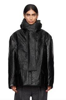 R13 Black Oversized Jacket