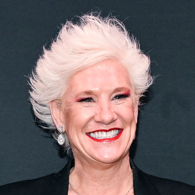 Anne Burrell Death: Food Network Pays Tribute Anne Burrell,Food Network star,smiles in a square headshot.