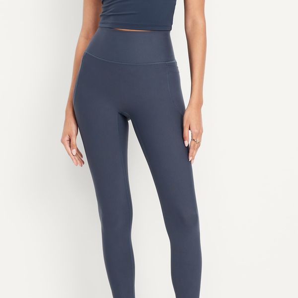 Old Navy Extra-High Waisted PowerSoft Boundless 7/8 Pocket Leggings – No Front Seam