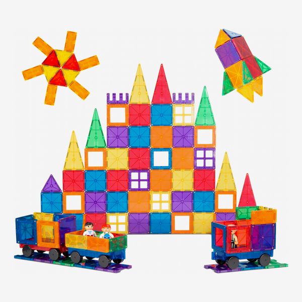Best Choice Products 250-Piece Kids STEM 3D Magnetic Building Block Tile Toy Play Set