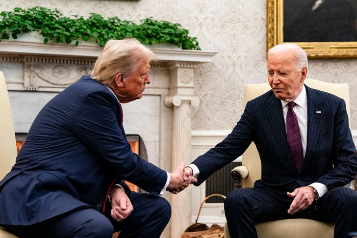 President Biden Hosts President-elect Trump At White House