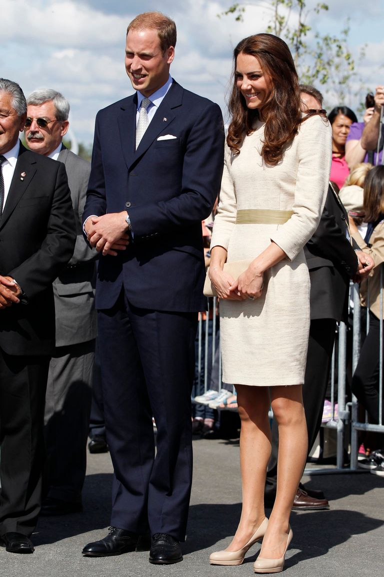 YELLOWKNIFE, NT - JULY 5: Prince William, Duke of Cambridge and his wife Catherine, Duchess of Cambridge, visit the Somba K’e Civic Plaza on July 5, 2011 in in Yellowknife, Northwest Territories, Canada. The newly married Royal Couple are on the sixth day of their first joint overseas tour. The 12 day visit to North America is taking in some of the more remote areas of the country such as Prince Edward Island, Yellowknife and Calgary. The Royal couple started off their tour by joining millions of Canadians in taking part in Canada Day celebrations which mark Canada’s 144th Birthday.  (Photo by Phil Noble-Pool/Getty Images)