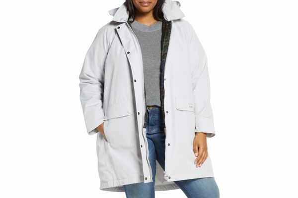 Womens Solid Rain Jacket Outdoor Waterproof Hooded Raincoat Windproof and Anti-mite Coat 