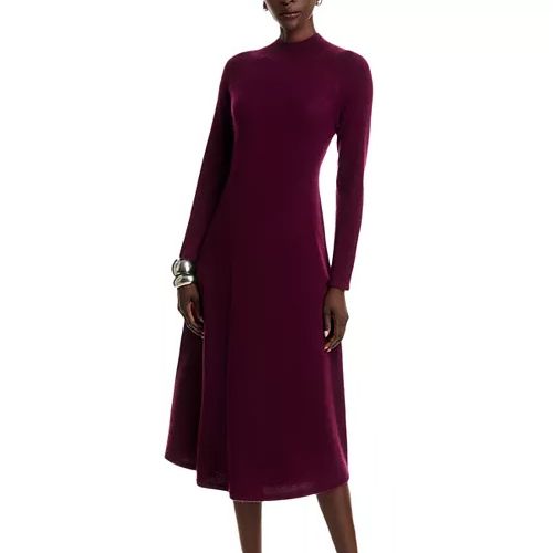 C by Bloomingdale's 100% Cashmere Mock Neck Dress