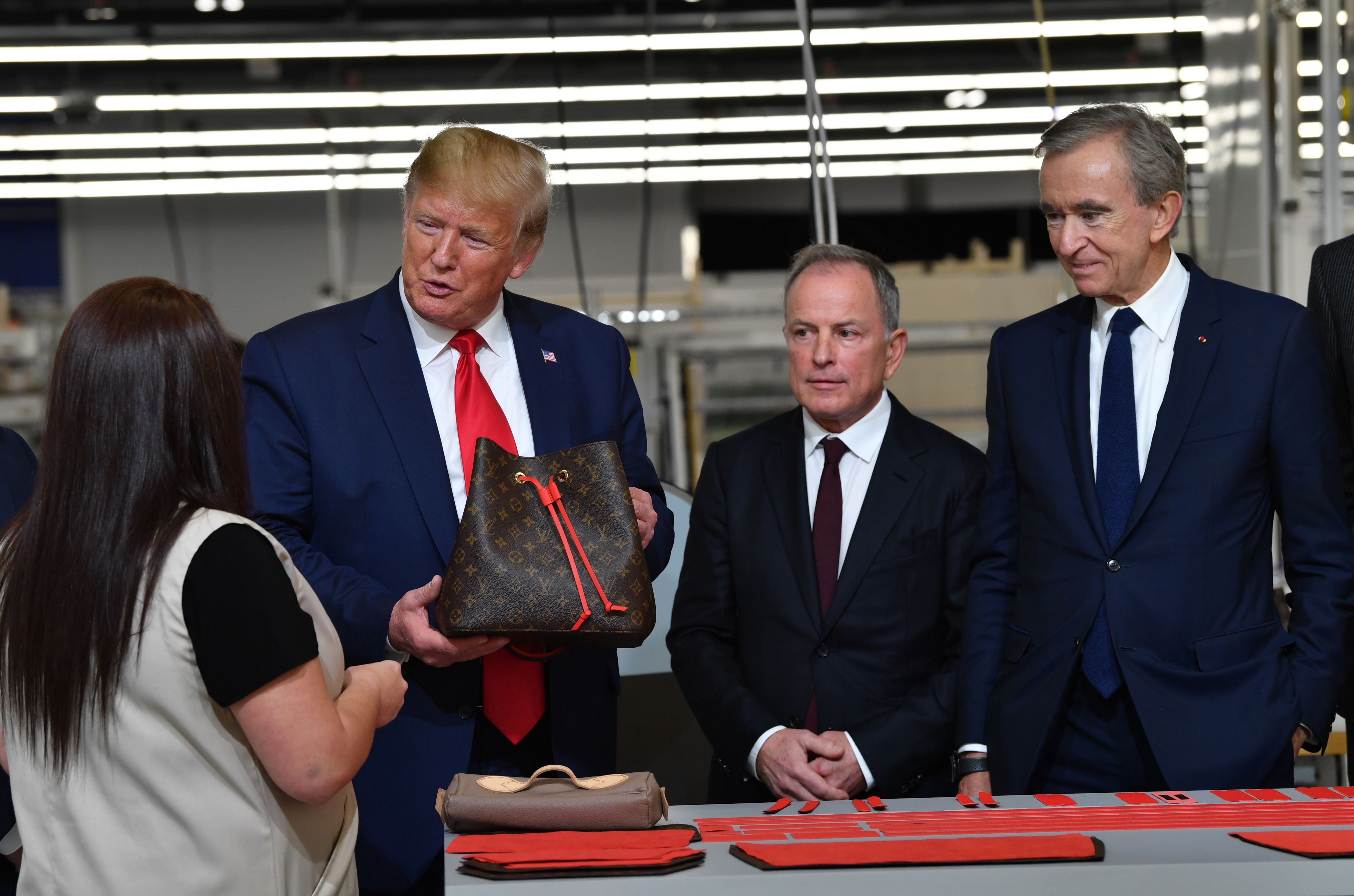 President Trump at the Opening of a Texas Louis Vuitton Workshop