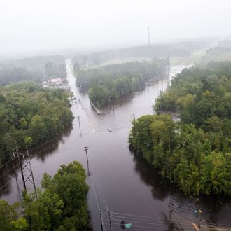 Coast Guard pictures extent of flooding in Charleston, South Carolina