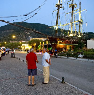 Locals in Skopelos.