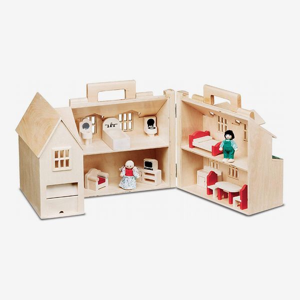 KidKraft Super Model Wooden Dollhouse with Elevator and 11