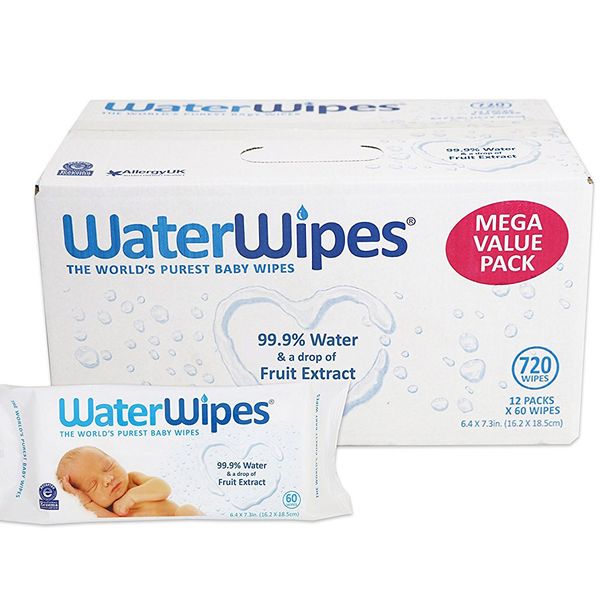 WaterWipes Sensitive Baby Wipes, 60 Count