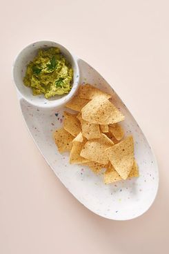 Anthropologie Selby Terrazzo Bamboo Melamine Chip & Dip