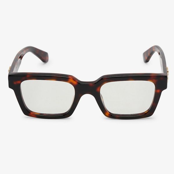 Off-White Blue-Block 142MM Rectangular Glasses