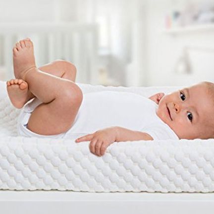 la baby waterproof 4 sided cocoon style changing pad