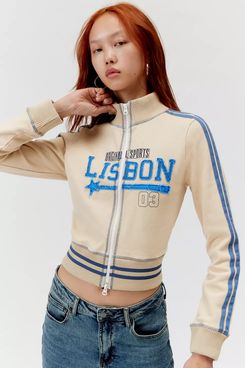 Chaqueta deportiva con cremallera Lisbon de Urban Outfitters