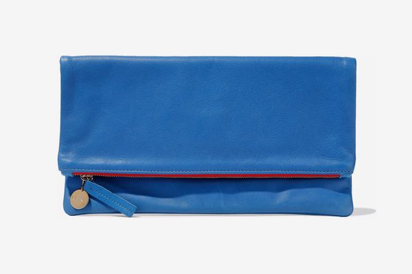 Clare V. Clare V Gosee Clutch - Blue Shoulder Bags, Handbags - W2420096