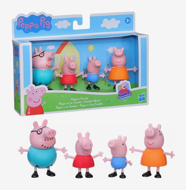 Hasbro Peppa Pig & Family 4 Piece Set