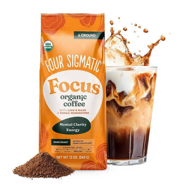 Four Sigmatic Think Ground Coffee with Lion’s Mane & Chaga Mushrooms