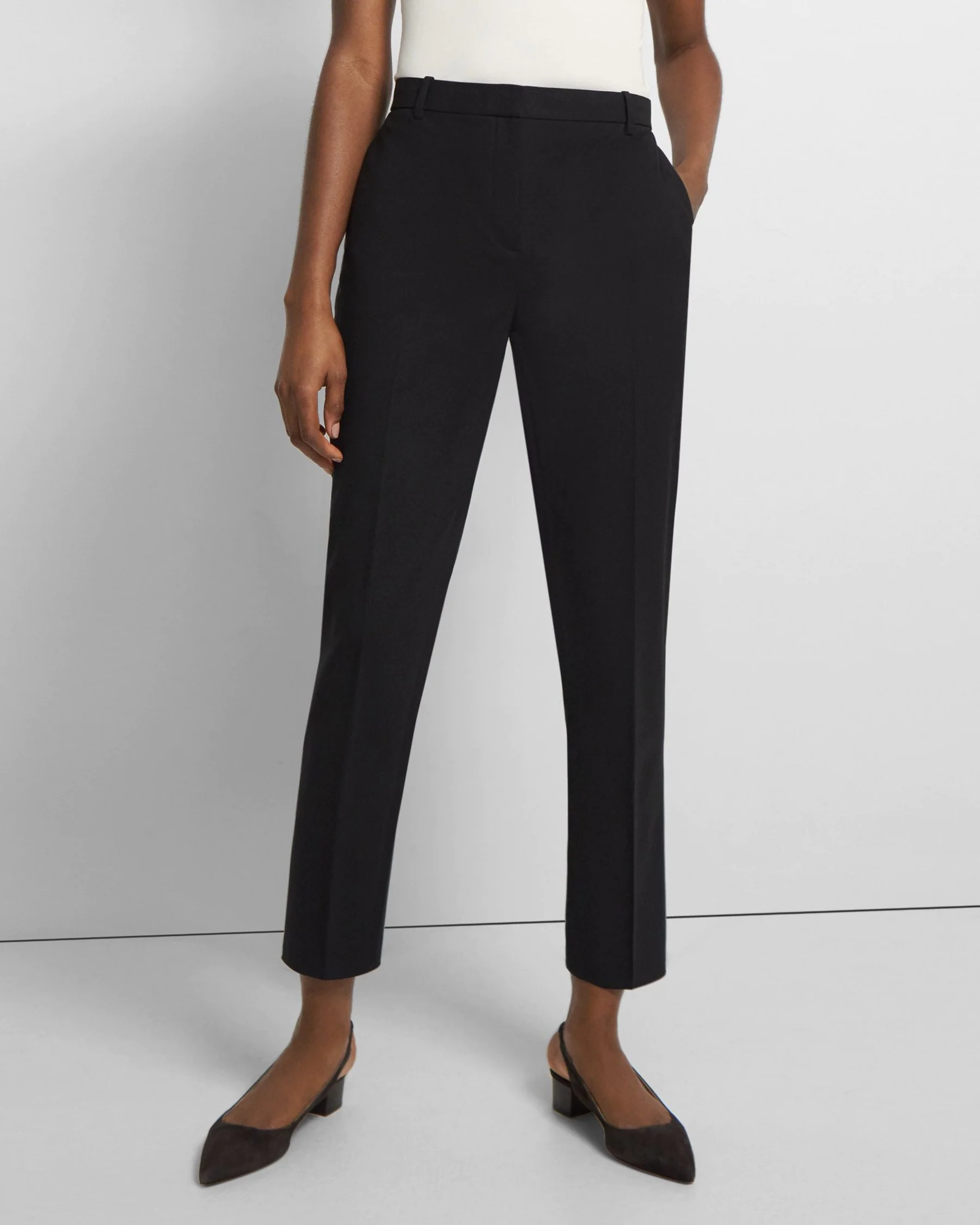 Wide-Leg Trousers Four Ways for Work - Pumps & Push Ups | Petite work  outfits, Smart casual work outfit, Business casual outfits for work