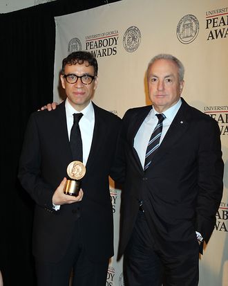 71st Annual Peabody Awards at The Waldorf Astoria in NYC Hosted by Sir Patrick Stewart - Pictured: Fred Armison, Lorne Michaels