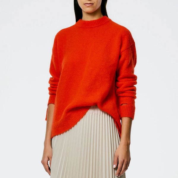 Tibi Soft Mohair Crewneck