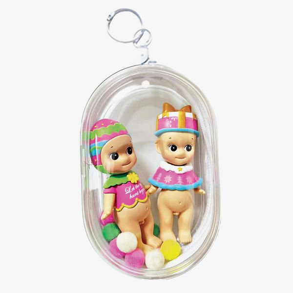 Clear Figure Display Bag with Keychain for Sonny Doll