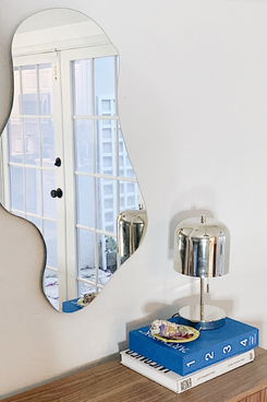 Abstract Puddle Pieces Accent Mirror