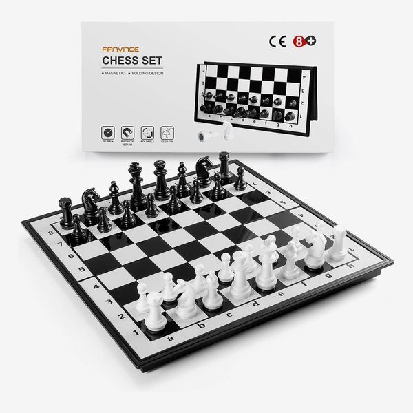 Magnetic Folding Chess Board with Instructions