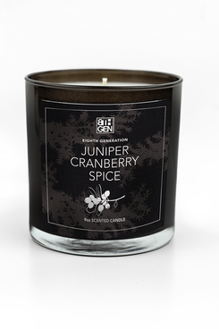 Eighth Generation Juniper Cranberry Spice Candle