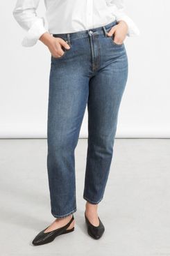 Everlane The Cheeky Straight Blue Jeans