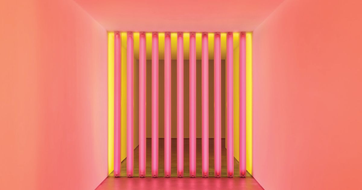 Artist Dan Flavin Sculpted Holiday Windows for Calvin Klein