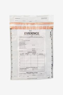 Crime Scene Store Medium Plastic Evidence Bag, 100 Pack