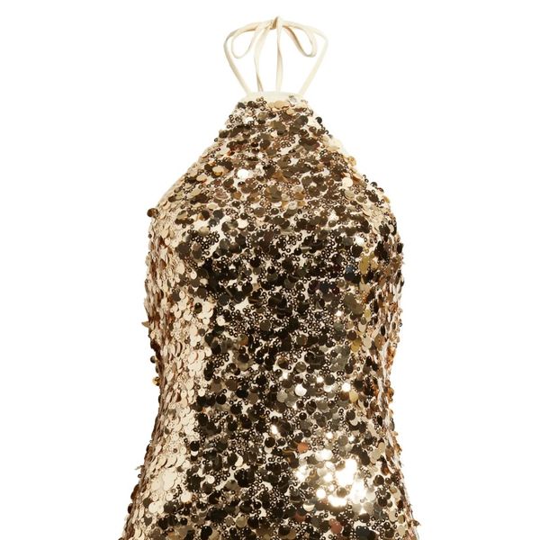 BP. Sequin Halter Minidress